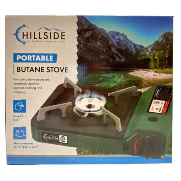 Portable Butane Camp Stove Outdoor Cooking Camping 7,650 BTU Hillside New In Box - Picture 7 of 7